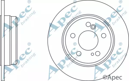 Тормозной диск APEC braking DSK2587