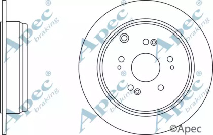 Тормозной диск APEC braking DSK2597