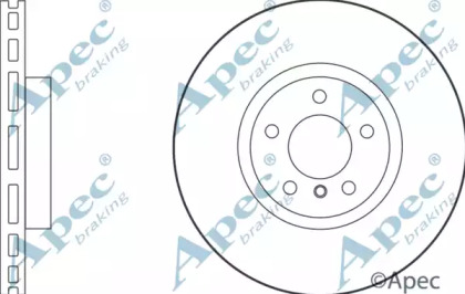 Тормозной диск APEC braking DSK2600