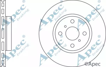 Тормозной диск APEC braking DSK2517