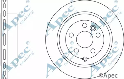 Тормозной диск APEC braking DSK2521