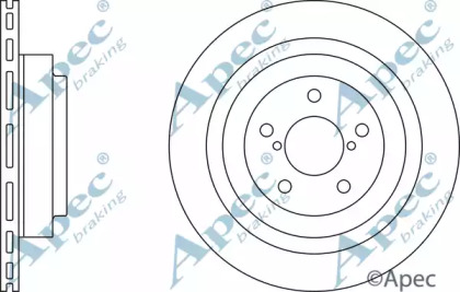 Тормозной диск APEC braking DSK2522