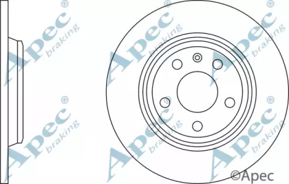 Тормозной диск APEC braking DSK2540