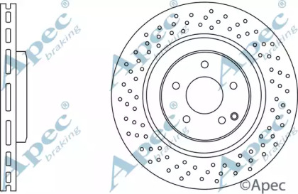 Тормозной диск APEC braking DSK2544