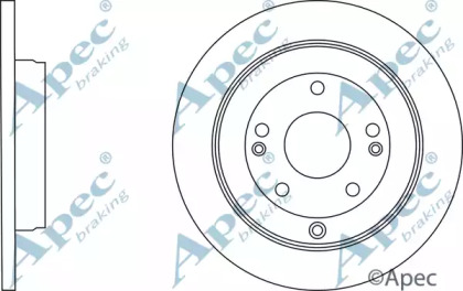 Тормозной диск APEC braking DSK3159