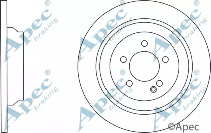 Тормозной диск APEC braking DSK3151