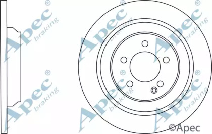 Тормозной диск APEC braking DSK3146