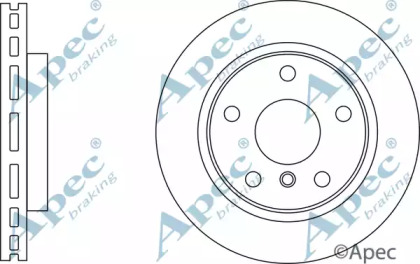 Тормозной диск APEC braking DSK3145