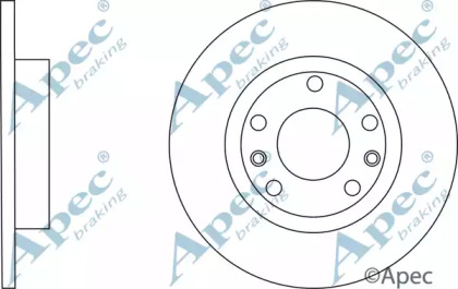 Тормозной диск APEC braking DSK3142