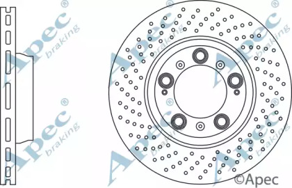 Тормозной диск APEC braking DSK3110