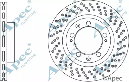 Тормозной диск APEC braking DSK3109