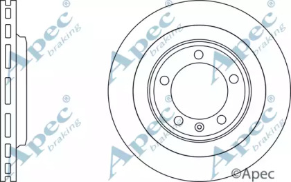 Тормозной диск APEC braking DSK3102