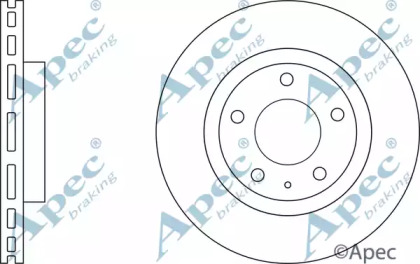 Тормозной диск APEC braking DSK3079