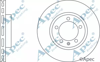 Тормозной диск APEC braking DSK3073