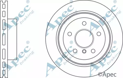 Тормозной диск APEC braking DSK3064