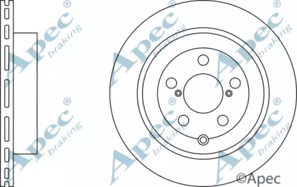 Тормозной диск APEC braking DSK3054