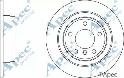 Тормозной диск APEC braking DSK3047