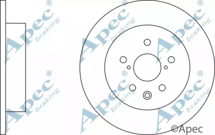 Тормозной диск APEC braking DSK3039