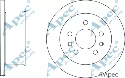 Тормозной диск APEC braking DSK3036