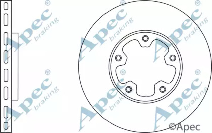 Тормозной диск APEC braking DSK3030