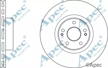 Тормозной диск APEC braking DSK3028