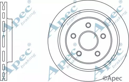 Тормозной диск APEC braking DSK3022