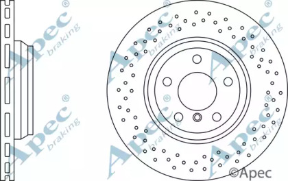 Тормозной диск APEC braking DSK3021