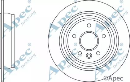 Тормозной диск APEC braking DSK3012