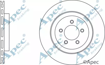 Тормозной диск APEC braking DSK3011