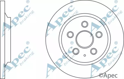 Тормозной диск APEC braking DSK3010