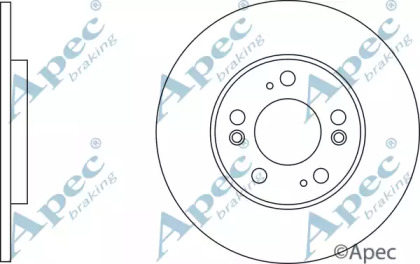 Тормозной диск APEC braking DSK3005