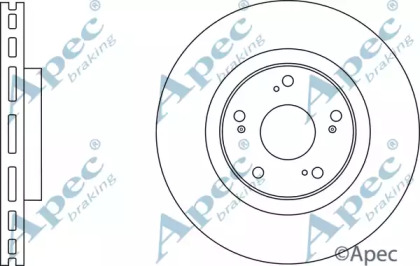 Тормозной диск APEC braking DSK3004