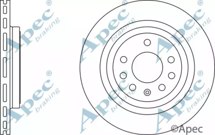 Тормозной диск APEC braking DSK3002