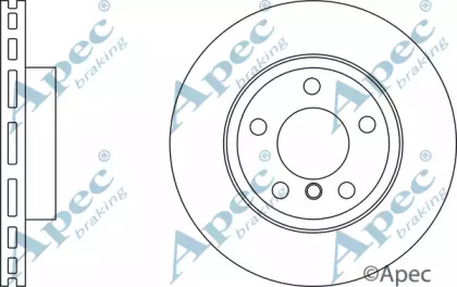 Тормозной диск APEC braking DSK2999