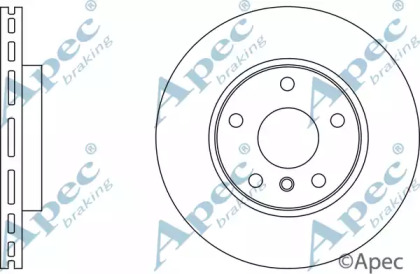 Тормозной диск APEC braking DSK2996