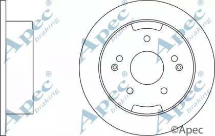 Тормозной диск APEC braking DSK2995