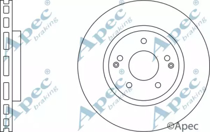 Тормозной диск APEC braking DSK2994