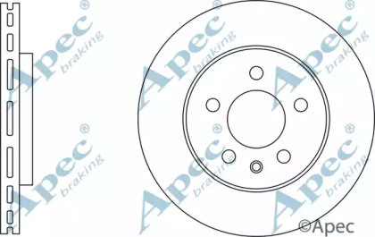 Тормозной диск APEC braking DSK2993