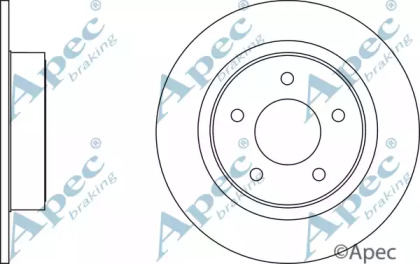 Тормозной диск APEC braking DSK2982