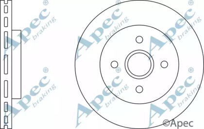 Тормозной диск APEC braking DSK2979