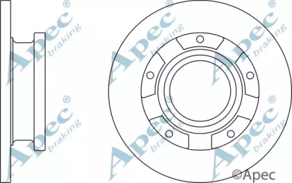 Тормозной диск APEC braking DSK2978