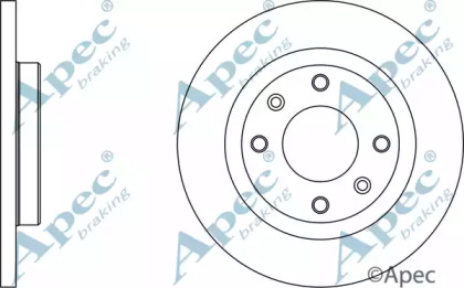 Тормозной диск APEC braking DSK2974