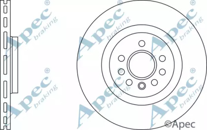 Тормозной диск APEC braking DSK2966