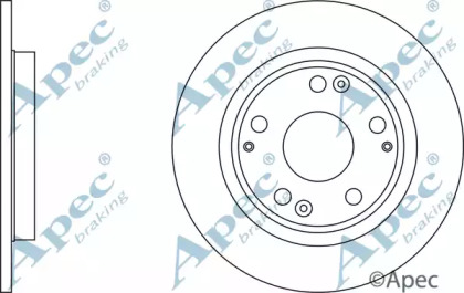 Тормозной диск APEC braking DSK2965