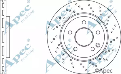 Тормозной диск APEC braking DSK2963