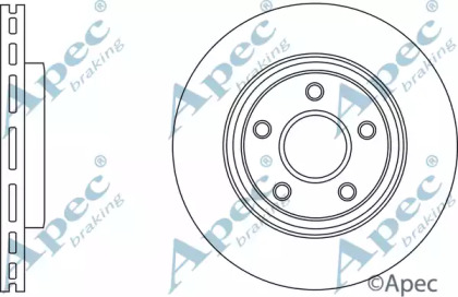 Тормозной диск APEC braking DSK2960