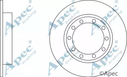 Тормозной диск APEC braking DSK2959