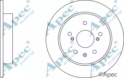 Тормозной диск APEC braking DSK2957