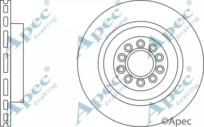 Тормозной диск APEC braking DSK2952