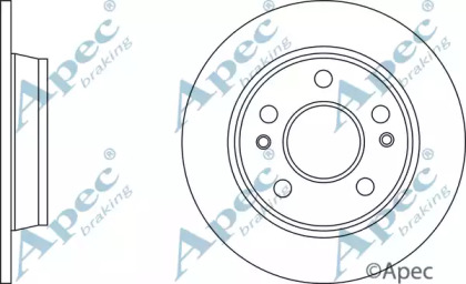 Тормозной диск APEC braking DSK2950